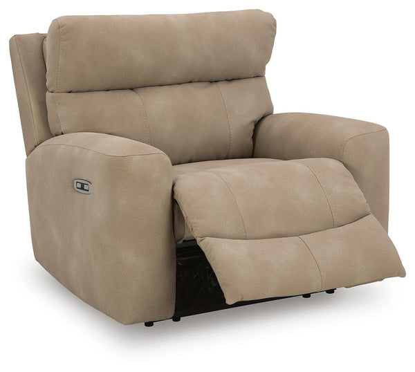Next-Gen Zero Gravity P2 Durapella Dual-Power Adjustable Headrest Recliner Sand