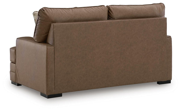 VillaCourt Stationary Loveseat Caramel