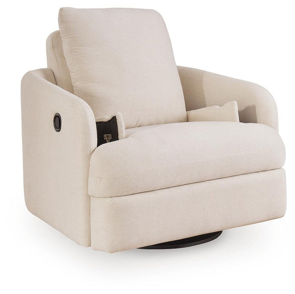 Modmax Swivel Manual Glider Recliner Oyster