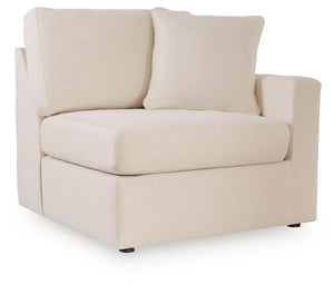 Modmax 4-Piece Stationary Sectional with Chaise & Storage Console Oyster