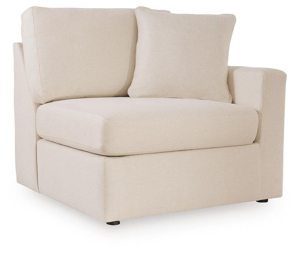 Modmax 4-Piece Stationary Sectional with Chaise & Storage Console Oyster