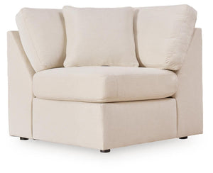 Modmax 8-Piece Stationary Sectional with Chaise & Storage Consoles Oyster