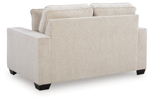 Larimer Fabric Stationary Loveseat Stone
