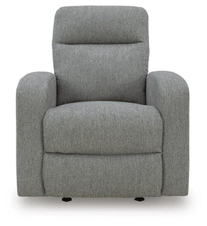 Gauntlet Fabric Manual Rocker Recliner Sterling