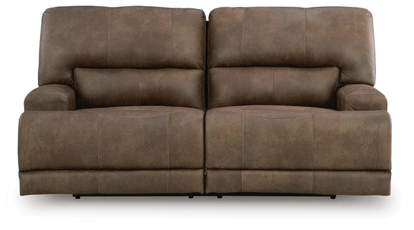 Beckley Place Fabric Power Reclining Sofa Earth