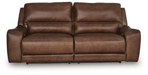 DeepWakes P2 Power Reclining Leather Zero Gravity Sofa Canyon