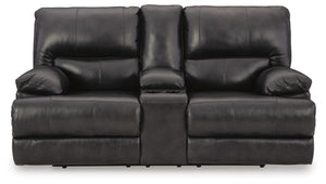 Mountainous Zero Gravity P2 Power Leather Reclining Adjustable Headrest Loveseat Eclipse