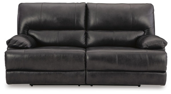 Mountainous P2 Power Reclining Leather Zero Gravity Sofa Eclipse