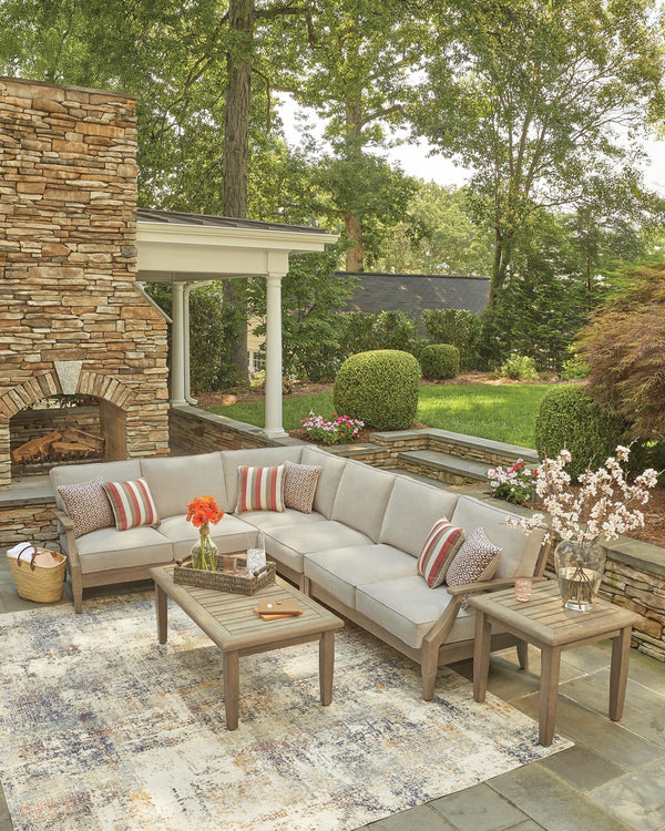 Clare View 4-Piece Outdoor Sectional Beige