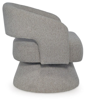 Nashkins Swivel Accent Chair Pebble