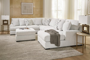 Misty-Lakes 5-Piece Sectional with Chaise Chalk