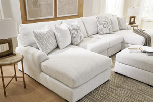 Misty-Lakes 4-Piece Double Chaise Sectional Chalk