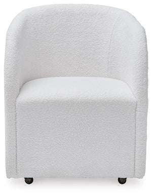Rowanbeck Upholstered Dining Chair Ivory