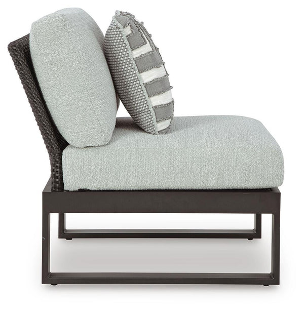 Beachloft 5-Piece Outdoor Sectional Black/Gray