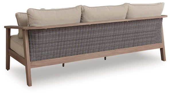 Harmony Headlands Outdoor Sofa with Cushion Natural/Gray