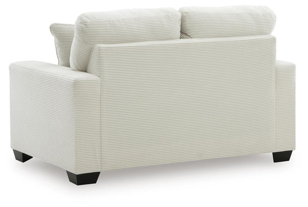 Greenbriar Stationary Loveseat Ivory