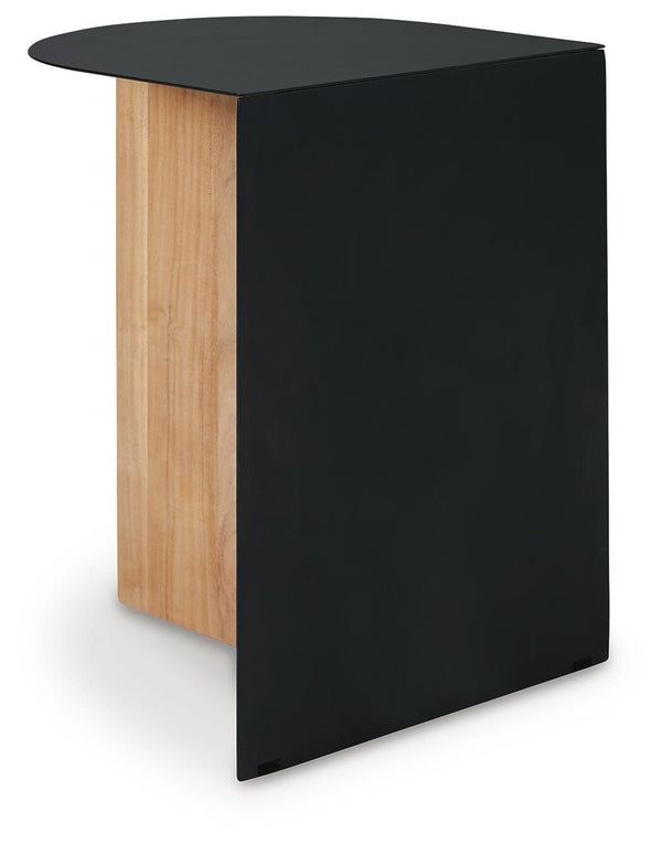 Ladgate Accent Table Black/Natural