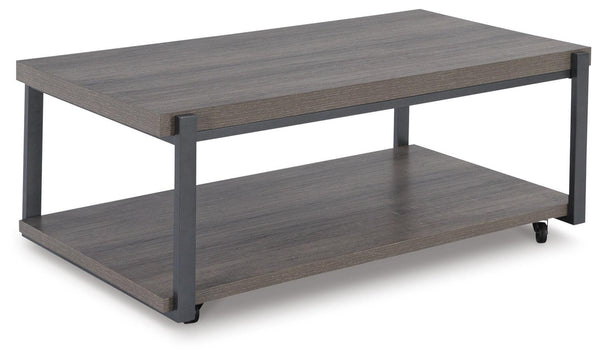 Wilmaden 3-Piece Occasional Table Set Gray/Black