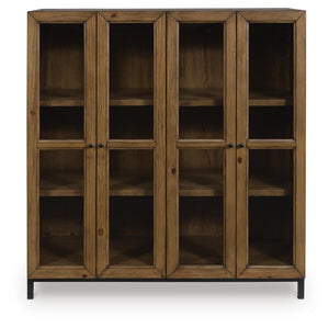 Wrenridge Accent Cabinet Gray Brown
