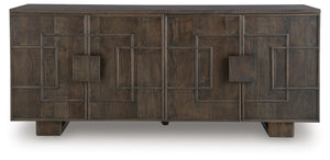 Cato Accent Cabinet Dark Brown