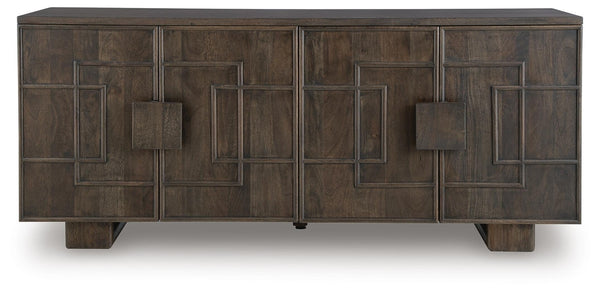 Cato Accent Cabinet Dark Brown