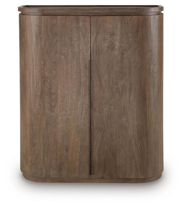 Landermont Bar Cabinet Medium Brown