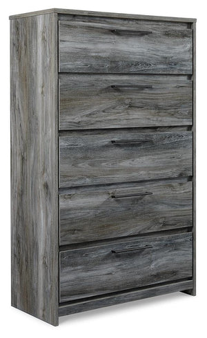 Baystorm Queen Panel Storage Bed with Chest Gray