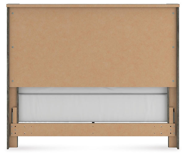Frandern Queen Panel Bed Black/Gray
