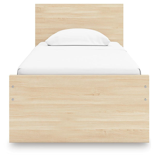 Onita Twin Panel Platform Bed Natural