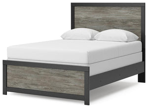 Broachmyn Full Panel Bed Black/Gray