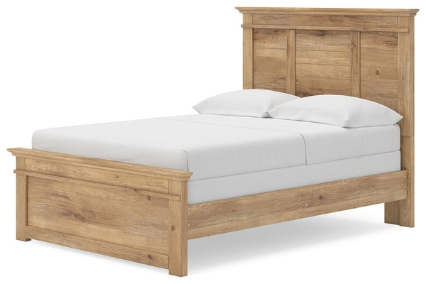 Makidern Full Panel Bed Tan