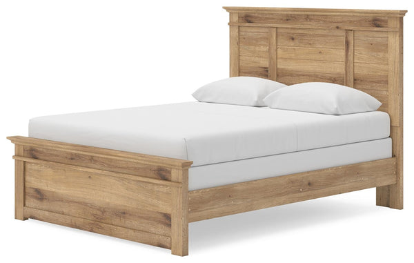 Makidern Queen Panel Bed Tan