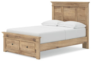 Makidern Full Panel Storage Bed Tan