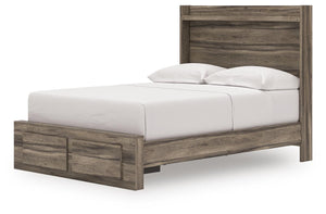 Elbrim Full Panel Storage Bed Brown
