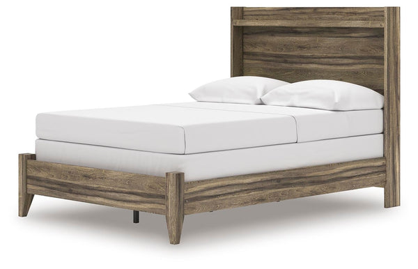 Elbrim Full Panel Bed Brown