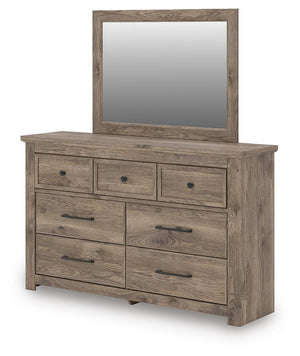 Rusticott Dresser & Mirror Brown