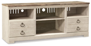 Willowton 3-Piece Entertainment Center Whitewash