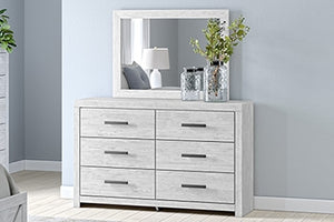 Cayboni Bedroom Mirror Whitewash