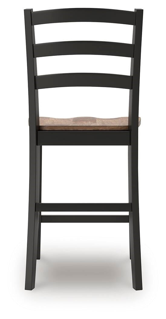 Wildenauer Counter-Height Barstool Brown/Black