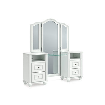 Kozlani Vanity Mirror White