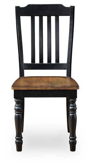 Clorazi Dining Side Chair Black/Brown