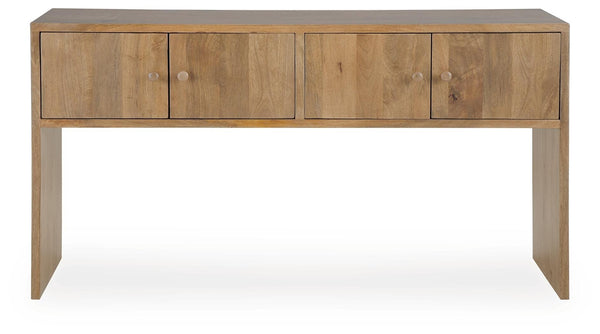 Ella Grove 4-Door Console Rich Brown