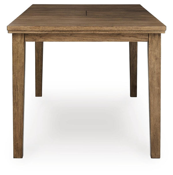Urbinforte Counter-Height Butterfly Dining Extension Table Light Brown