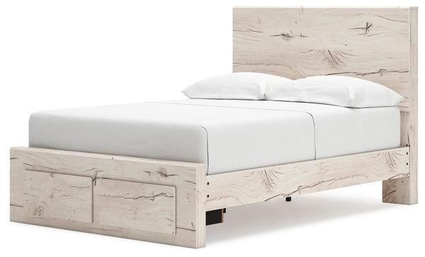 Lawroy Full Panel Storage Bed Light Natural