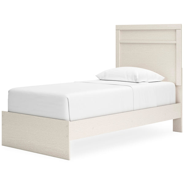 Stelsie Twin Panel Bed White