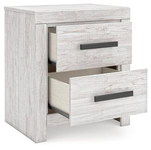 Cayboni 2-Drawer Nightstand Whitewash