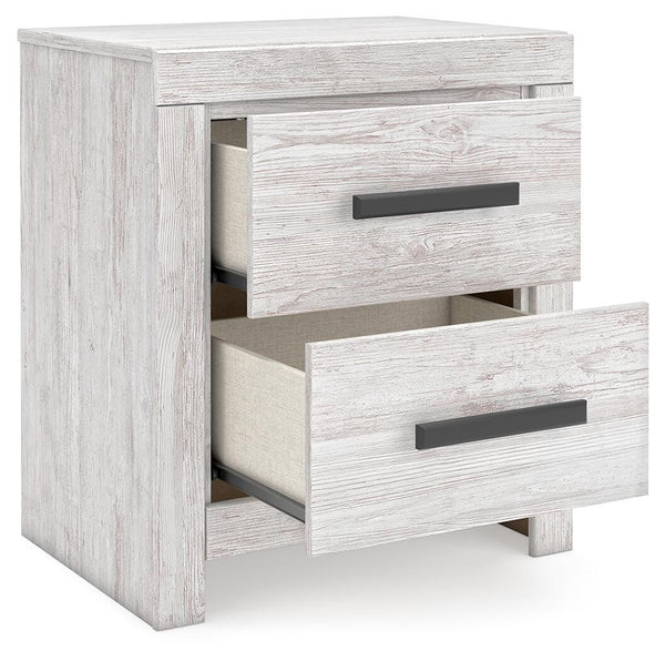 Cayboni 2-Drawer Nightstand Whitewash