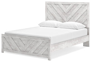 Cayboni Queen Panel Bed Whitewash