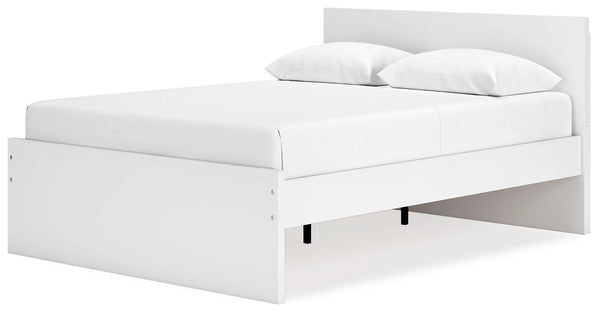 Onita Queen Panel Platform Bed White