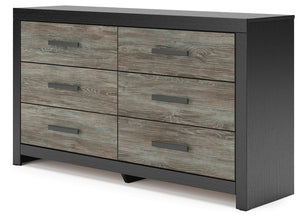 Broachmyn 6-Drawer Dresser Black/Gray